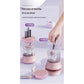 Pink Electric Makeup Brush Cleaner & Dryer Machine - Automatic Spinner Tool (Plug-in model)