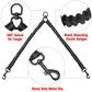 Blue Pet Double-Ended Rope + 1.5M Leash - Easy to walk two dogs, tangle-free design