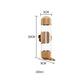 Brown Automatic Bird Water Feeder Bottle (200ml) - Leakproof No-Drip Dispenser for Parrots