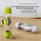 White Automatic Bird Water Feeder Bottle (200ml) - Leakproof No-Drip Dispenser for Parrots