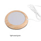 USB Cup Warmer - Wood Grain Electric Beverage Heater for Desk Office Home
