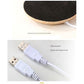 USB Cup Warmer - Wood Grain Electric Beverage Heater for Desk Office Home