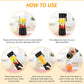 Black Portable Blender USB Rechargeable - Personal Size Smoothie Maker On The Go