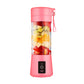 Pink Portable Blender USB Rechargeable - Personal Size Smoothie Maker On The Go