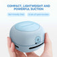 Green Cordless Tabletop Crumb Sweeper - USB Rechargeable Mini Vacuum for Desk