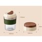 2-in-1 Ice Cube Maker Tumbler - Portable Cup with Integrated Silicone Ice Tray & Lid (1 cup + 1 ice tray)
