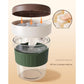 2-in-1 Ice Cube Maker Tumbler - Portable Cup with Integrated Silicone Ice Tray & Lid (1 cup + 3 ice tray)