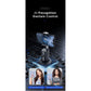White AI Smart Auto Tracking Phone Holder - 360° Rotation Face & Body Tracking Mount