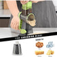White Rotary Cheese Grater & Vegetable Slicer - Manual Shredder with 3 Interchangeable Drums