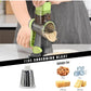 Grey Rotary Cheese Grater & Vegetable Slicer - Manual Shredder with 3 Interchangeable Drums