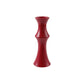 Glossy Red Ceramic Vase - Unique Bamboo-Look Design (20x8x5.5cm)