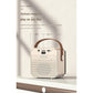 Beige Fun Portable Party Speaker - Karaoke Machine with Two Wireless Microphones and Voice Effects