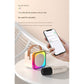 Blue Fun Portable Party Speaker - Karaoke Machine with Two Wireless Microphones and Voice Effects
