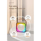 Pink Fun Portable Party Speaker - Karaoke Machine with Two Wireless Microphones and Voice Effects