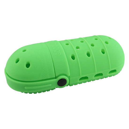 2 - pcs Green Cute Clog-Shaped Pen Holder for Desk Organization