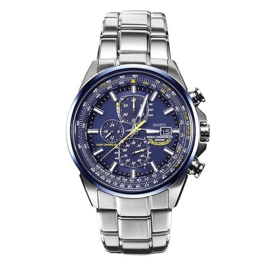 Steel strip blue surface Elegant Men&