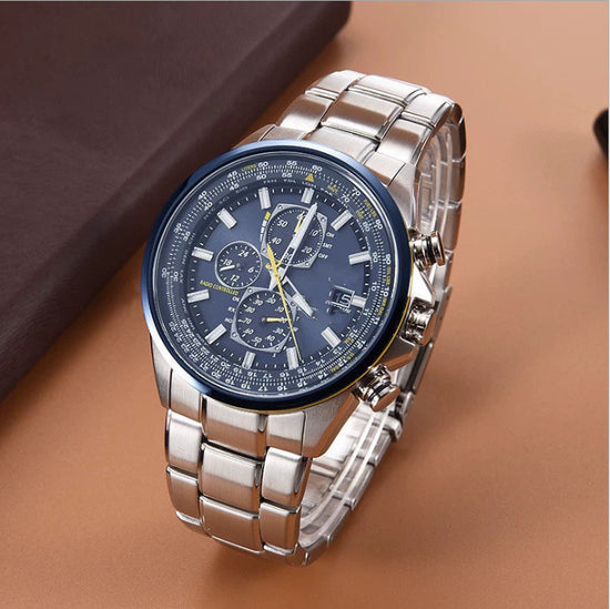 Steel strip blue surface Elegant Men&