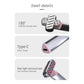 Rose Gold Anti-Aging Eye Care Device - 42°C Heat, Red Light, High-Frequency Vibration