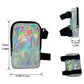 Pink Shiny Holographic Thigh Holster Bag - Hands-Free Festival & Hiking Gear