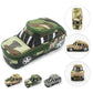Camouflage Car Shaped Pencil Case - Large Capacity Stationery Organizer Pouch (Jungle camouflage)