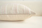 Textured Vertical Striped Pillowcases - Scandinavian Home Decor Accents (Pink Stripes Pair - 45x45cm)