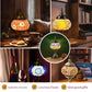 Blue Prism Exotic Mosaic Table Lamp - Handmade Turkish/Moroccan Style, 3-Color LED (Style 6)