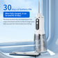 Portable Electric Oral Irrigator with 4 Nozzles 3 Pressure Modes - White
