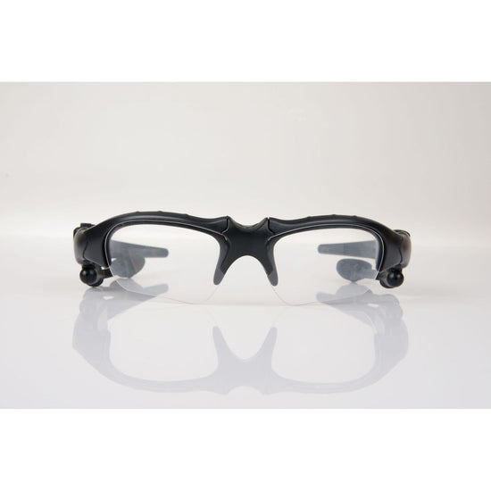 Transparent Bluetooth Sunglasses with Wireless Earbuds for Music and Calls