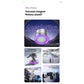 White Foldable Vacuum Suction Phone Stand for Navigation and Calls