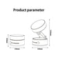 White Foldable Vacuum Suction Phone Stand for Navigation and Calls