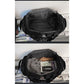 Black Unisex Travel Bag with Utility Buckles and Wet/Dry Compartments