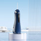 Blue Portable Ultrasonic Oral Irrigator with 3 Cleaning Modes Smart Teeth Cleaning Machine