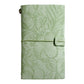 Green 2-Pack Vintage Floral Embossed PU Leather Journals - 192 Pages Each