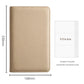 Beige PU Leather Zippered Photo Album - Holds 240 3 Prints"
