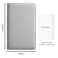 Gray PU Leather Zippered Photo Album - Holds 240 3 Prints"