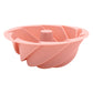 Pink Non-Stick Silicone Cyclone Cake Pan Set (10 Molds) - Perfect for Desserts