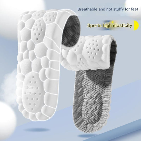 5 pcs 4D Cloud Technology Shoe Inserts - High Rebound, Super Soft, Breathable, Athletic Support (size : 39-40/255mm)