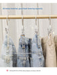 Blue Stainless Steel Hanging Clips (35 PCS) - Strong Grip for Pants, Hats, Socks, Laundry