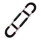 Red Black Adjustable U-Shaped Arm Exerciser - For Home Fitness Strength Training (30kg)