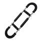Gray black Adjustable U-Shaped Arm Exerciser - For Home Fitness Strength Training (40kg)
