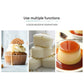 Style 3 Silicone Mini Cake Molds (30 Pack) -  For Cupcakes, Desserts (7x7x2.5cm)