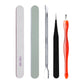 Complete Nail Art Manicure Kit - UV LED Lamp, Electric Drill, Brushes & Accessories