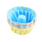Style 9 Silicone Mini Cake Molds (30 Pack) -  For Cupcakes, Desserts (6.5x6.5x3cm)