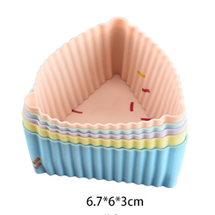 Style 10 Silicone Mini Cake Molds (30 Pack) -  For Cupcakes, Desserts (6.7x6x3cm)