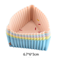 Style 10 Silicone Mini Cake Molds (30 Pack) -  For Cupcakes, Desserts (6.7x6x3cm)