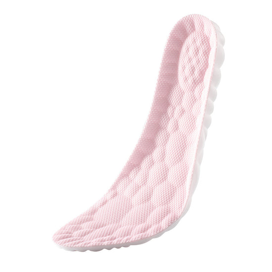 5 pcs Pink 4D Cloud Technology Shoe Inserts - High Rebound, Super Soft, Breathable, Athletic Support (size : 41-42/265mm)