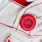 Red Cute Sailor Dog Outfit - Striped Shirt & Anchor Overalls for Small Dogs (Size : XXL )