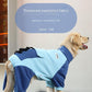 Turmeric Sporty Dog Onesie with Back Zipper & Pockets - For Medium/Large Dogs (Size : 4XL)