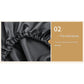 Champagne Silky Satin Pillowcase Pair - Smooth for Hair & Skin, Elastic Fitted (46x70+16cm)