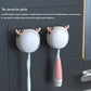 Cute UV Toothbrush Sanitizer Holder - Wall Mounted, Portable for Travel (Deer)